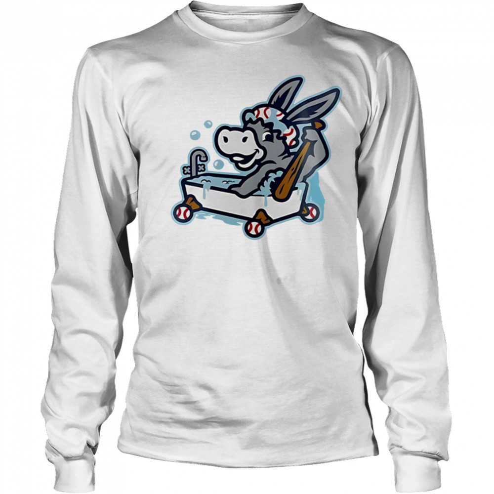 Binghamton Rumble Ponies Bathtub Donkeys shirt Long Sleeved