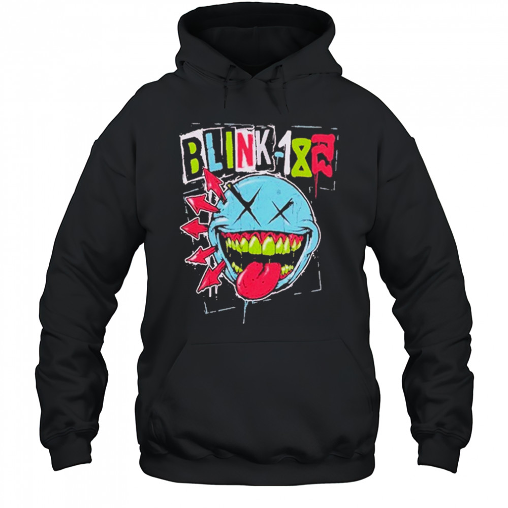 Blink-182 Apparel Green Teeth Smile Logo T-Shirt Hoodie