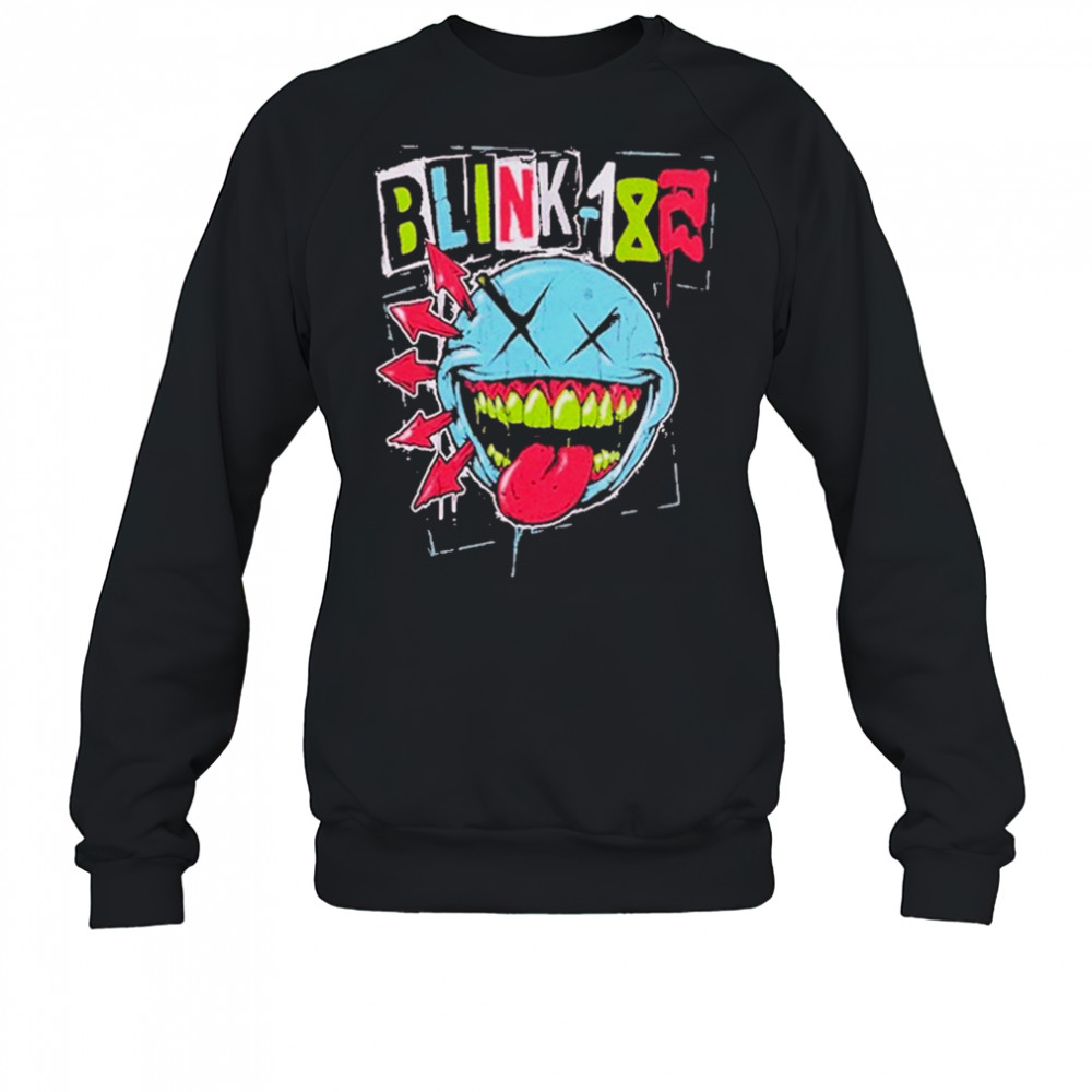Blink-182 Apparel Green Teeth Smile Logo T-Shirt Sweatshirt