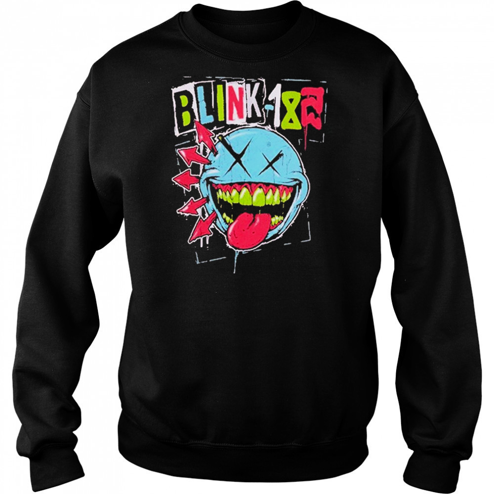 Blink-182 Apparel Green Teeth Smile Logo T-Shirt Hoodie