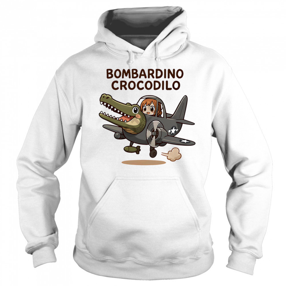 Bombardino Crocodilo cute shirt Sweatshirt