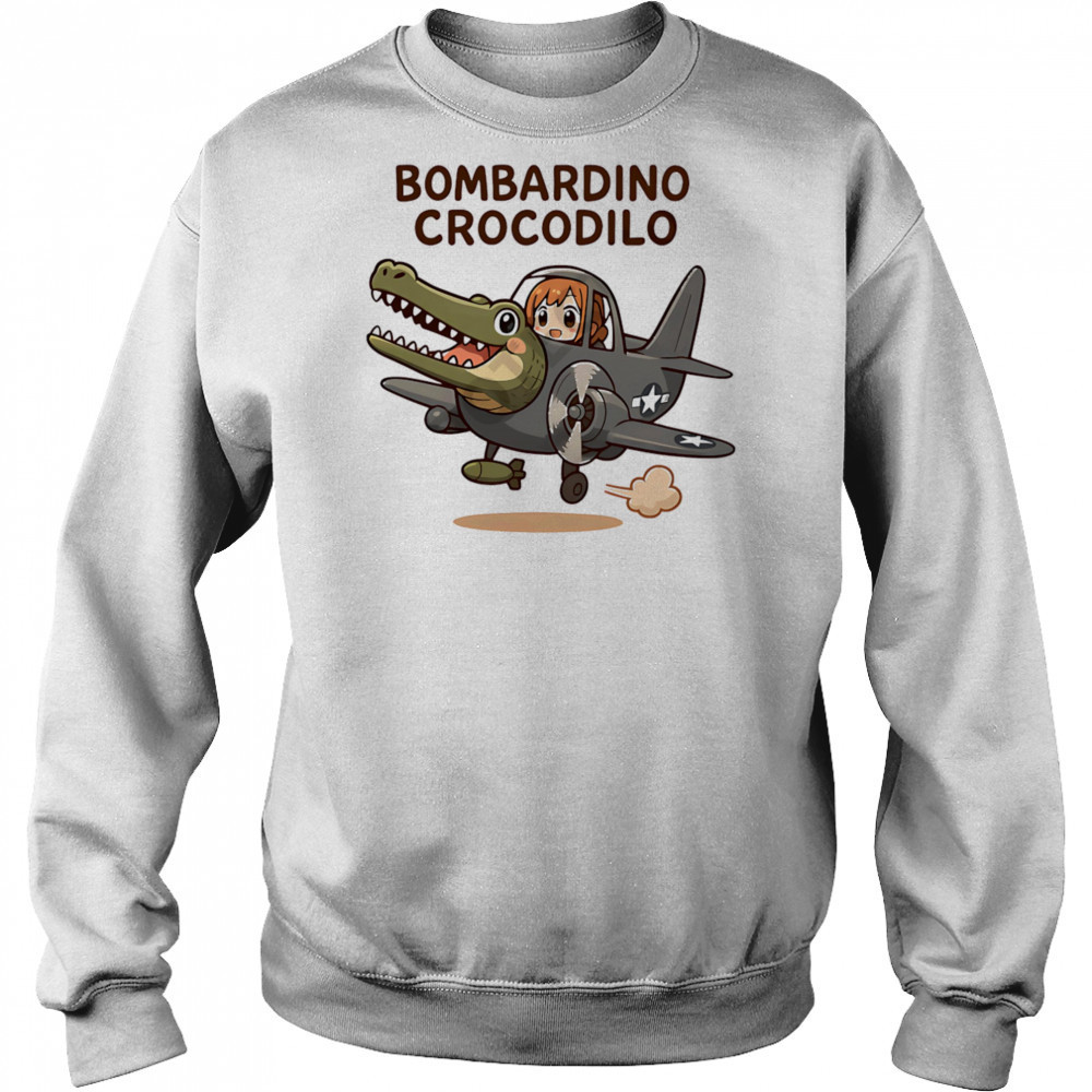 Bombardino Crocodilo cute shirt Hoodie