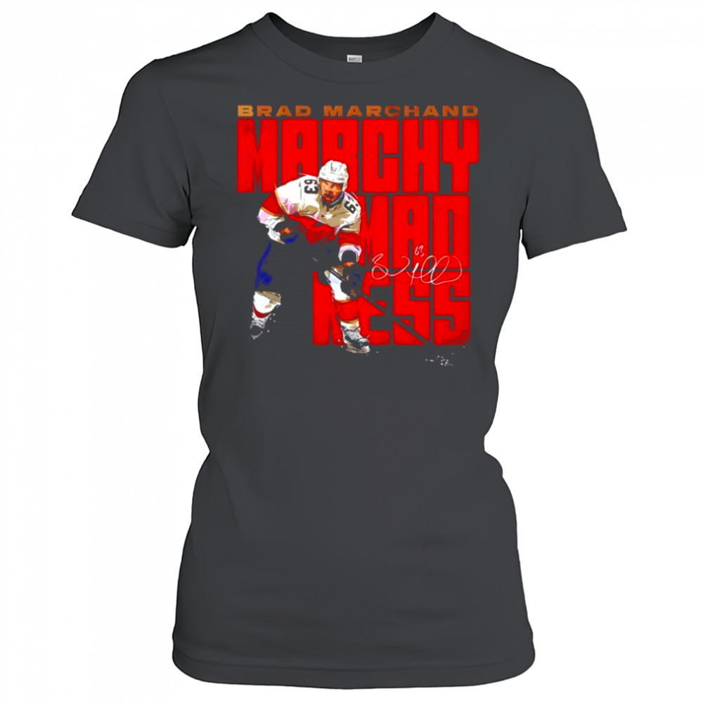 Brad Marchand Florida Marchy Madness WHT T-Shirt Women's T-shirt