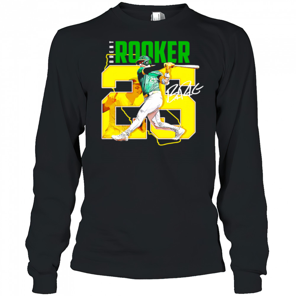 Brent Rooker Sacramento Name Number 25 shirt Long Sleeved