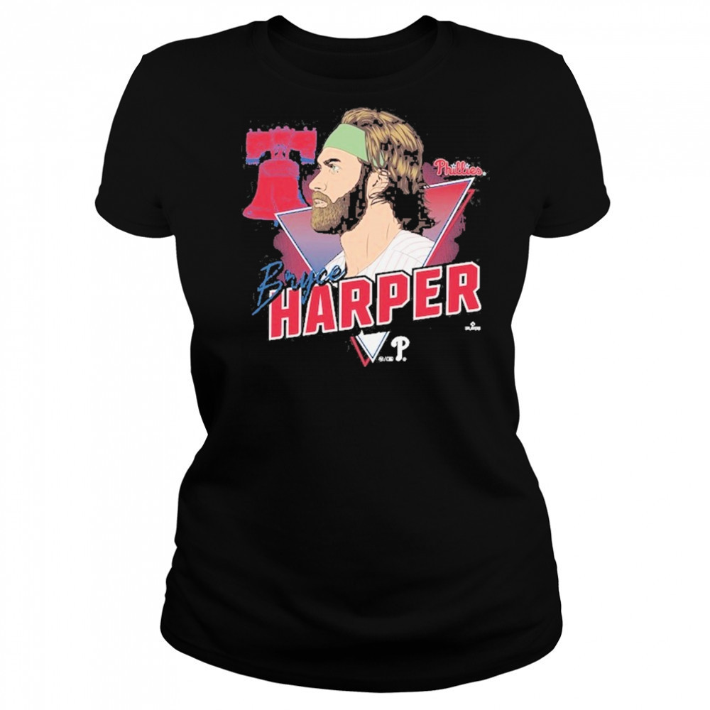 Bryce Harper Philadelphia Phillies ’47 Player Caricature Franklin T-Shirt Women's T-shirt
