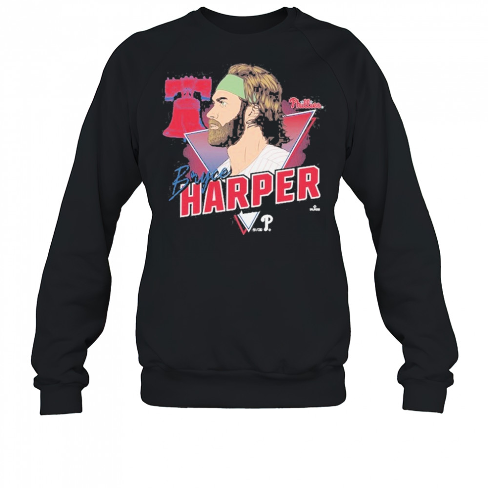 Bryce Harper Philadelphia Phillies ’47 Player Caricature Franklin T-Shirt Sweatshirt