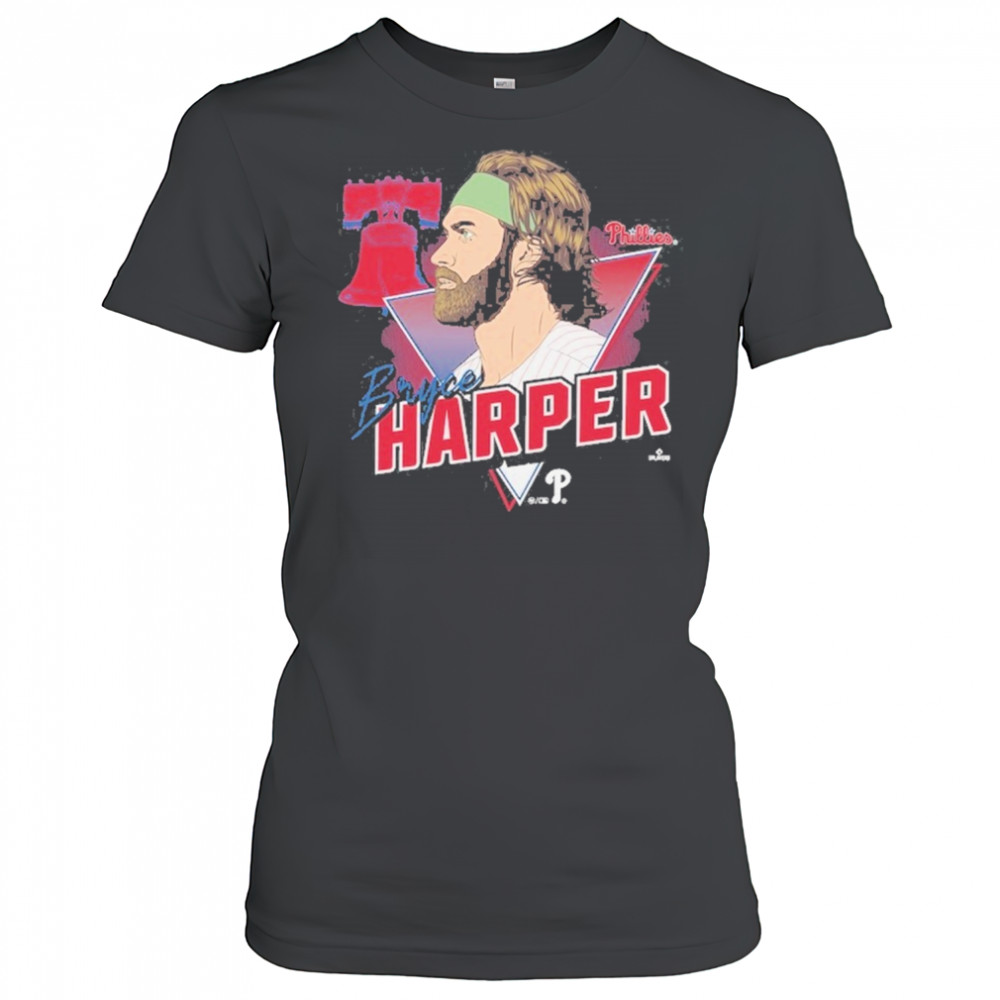 Bryce Harper Philadelphia Phillies ’47 Player Caricature Franklin T-Shirt Women's T-shirt