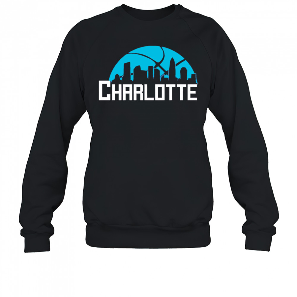 Charlotte Hornets Cityscape Skyline style 2025 shirt Sweatshirt