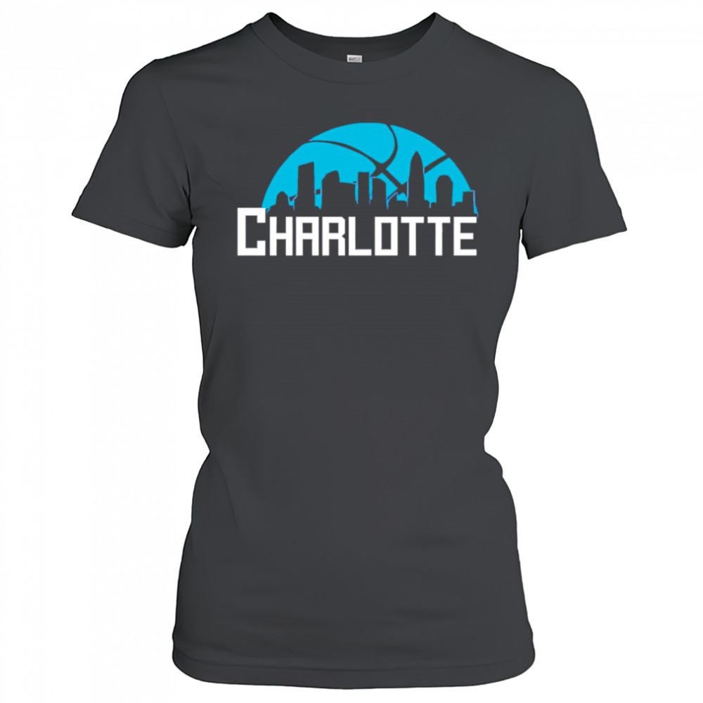Charlotte Hornets Cityscape Skyline style 2025 shirt Women's T-shirt