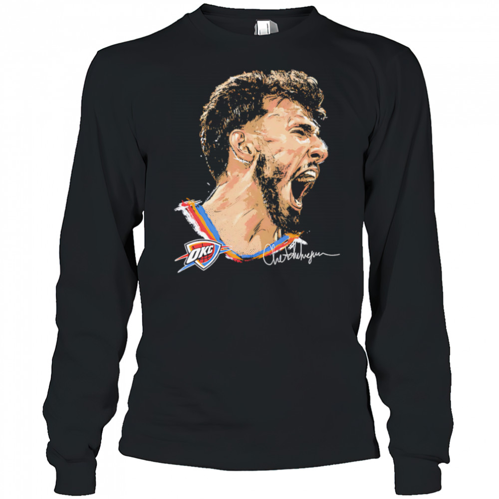 Chet Holmgren Oklahoma City Thunder Scream shirt Long Sleeved