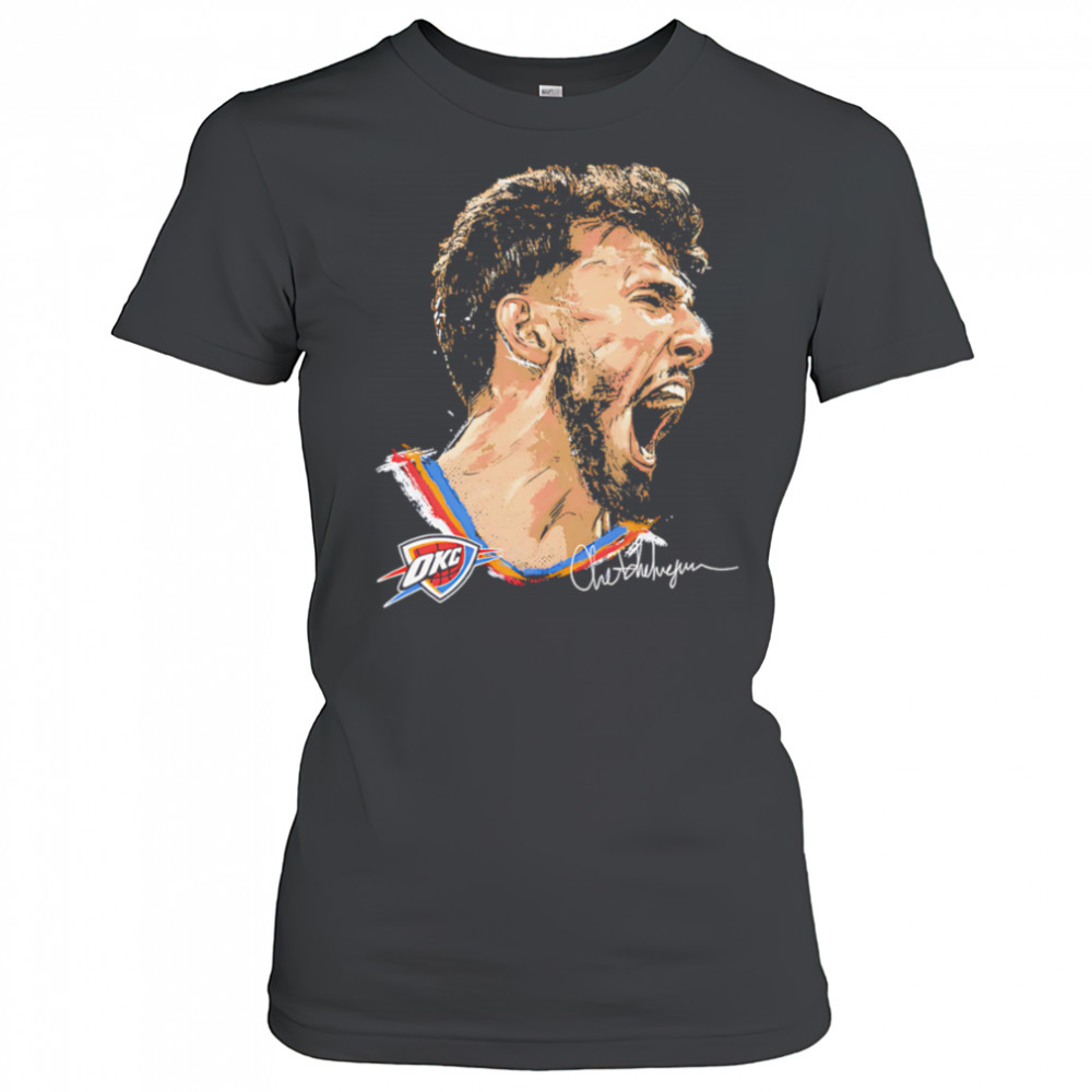 Chet Holmgren Oklahoma City Thunder Scream shirt Women's T-shirt