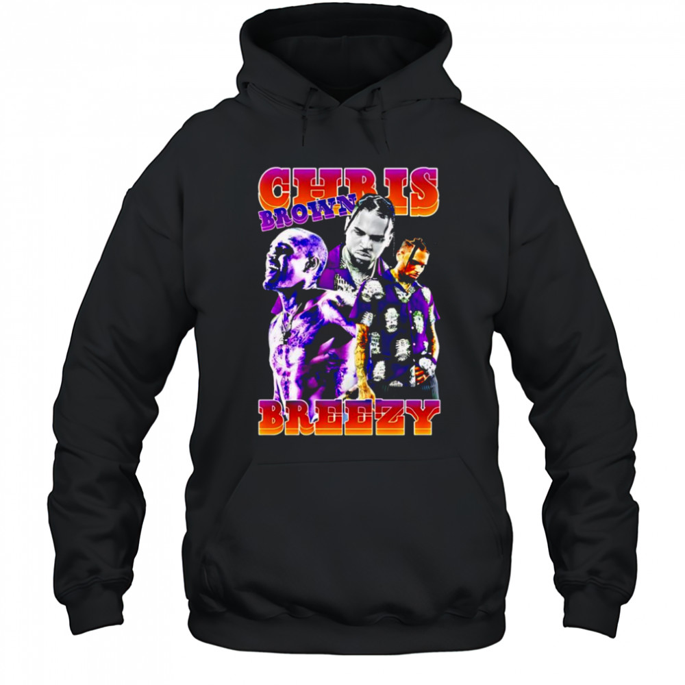 Chris Brown Breezy bootleg shirt Hoodie