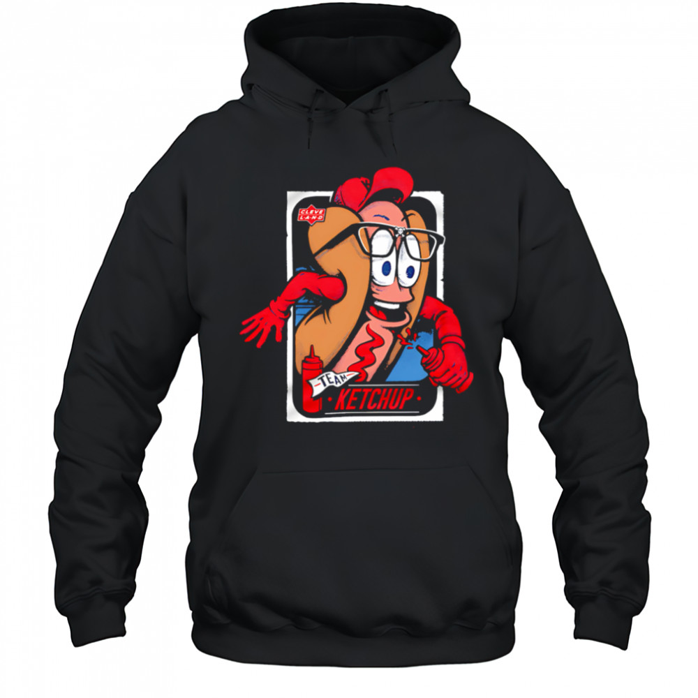 Cleveland Hotdog Team Ketchup shirt Hoodie
