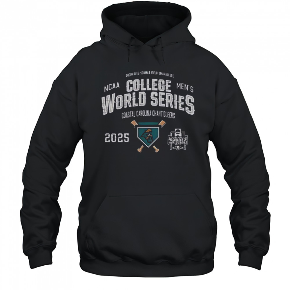 Coastal Carolina Chanticleers NCAA Men’s College World Series 2025 T-Shirt Hoodie