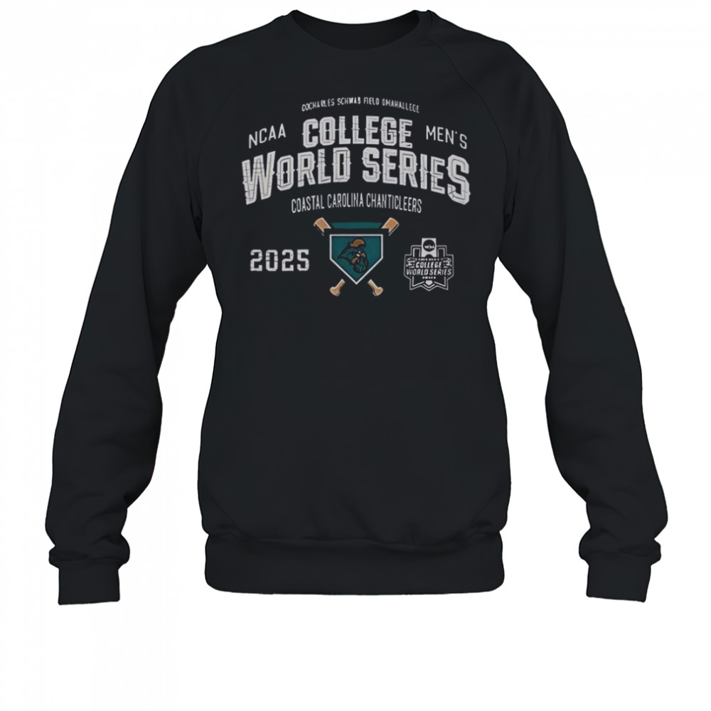 Coastal Carolina Chanticleers NCAA Men’s College World Series 2025 T-Shirt Sweatshirt