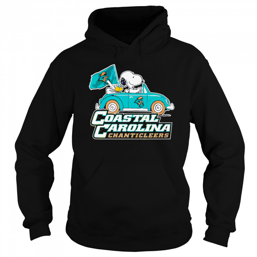 Coastal Carolina Chanticleers x Snoopy go by car shirt Sweatshirt