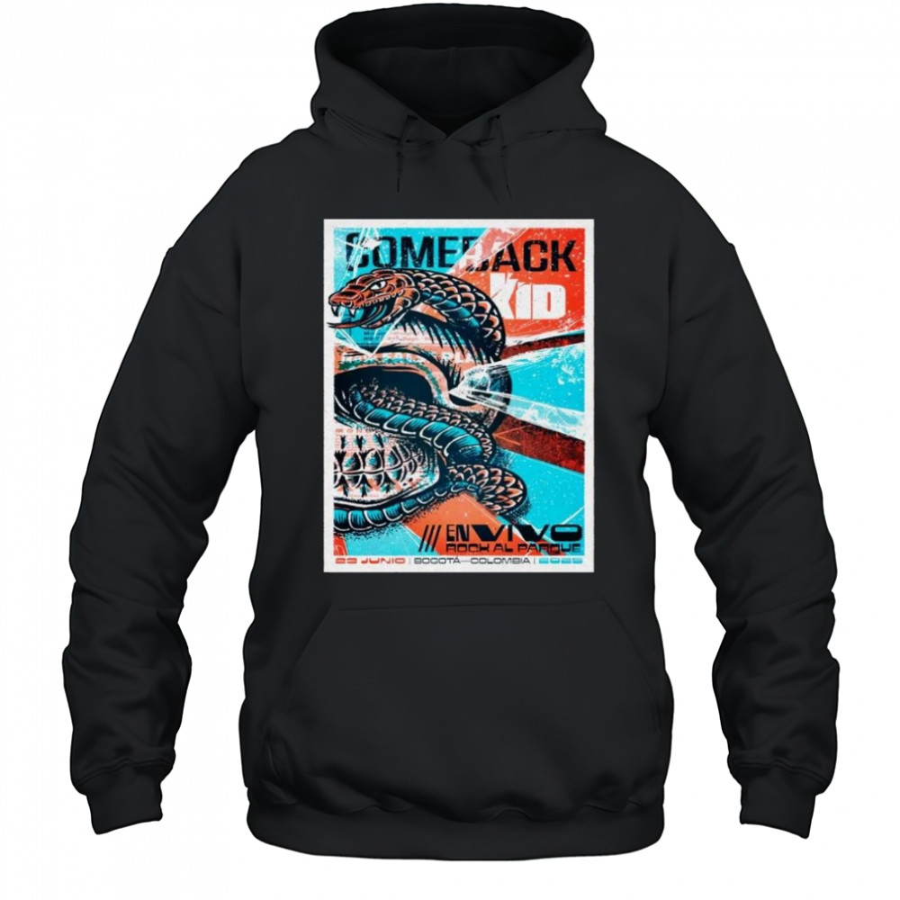 Comeback Kid June 23 2025 In Bogota Colombia Shirt Hoodie