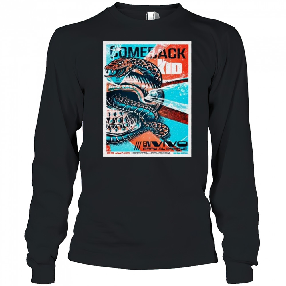 Comeback Kid June 23 2025 In Bogota Colombia Shirt Long Sleeved