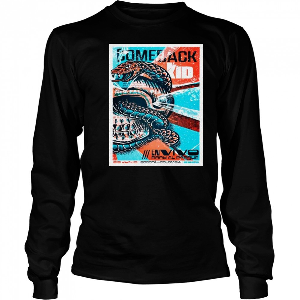 Comeback Kid June 23 2025 In Bogota Colombia Shirt Long Sleeved