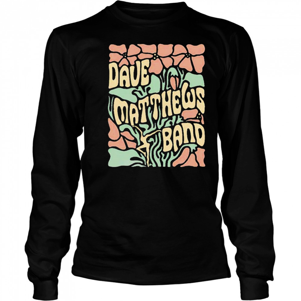 Dave Matthews Band Florals T-Shirt Long Sleeved