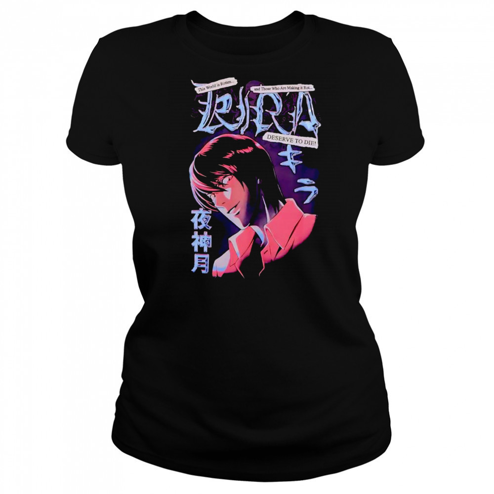 Death Note Kira Shiny shirt Women's T-shirt