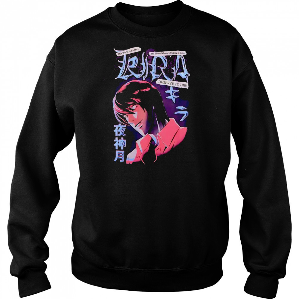Death Note Kira Shiny shirt Hoodie