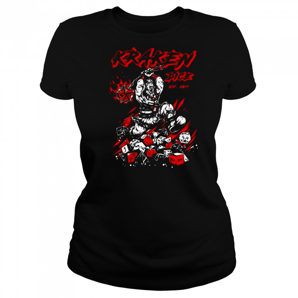 Dice Rage Kraken Dice Shirt Women's T-shirt