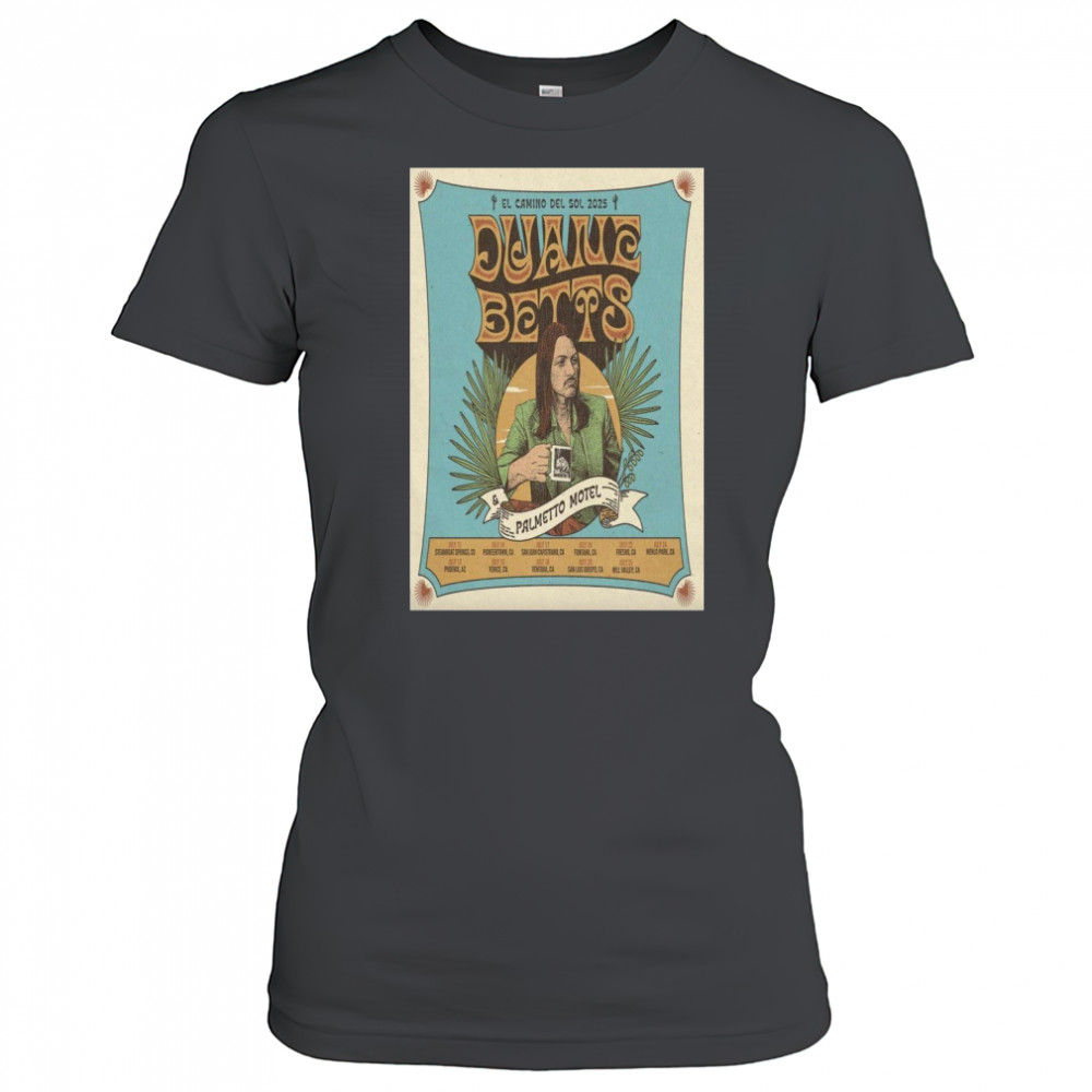Duane Betts El Camino Del Sol 2025 Tour Poster T-Shirt Women's T-shirt