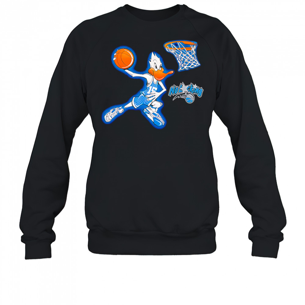 Dunking Duck basketball shirt Sweatshirt