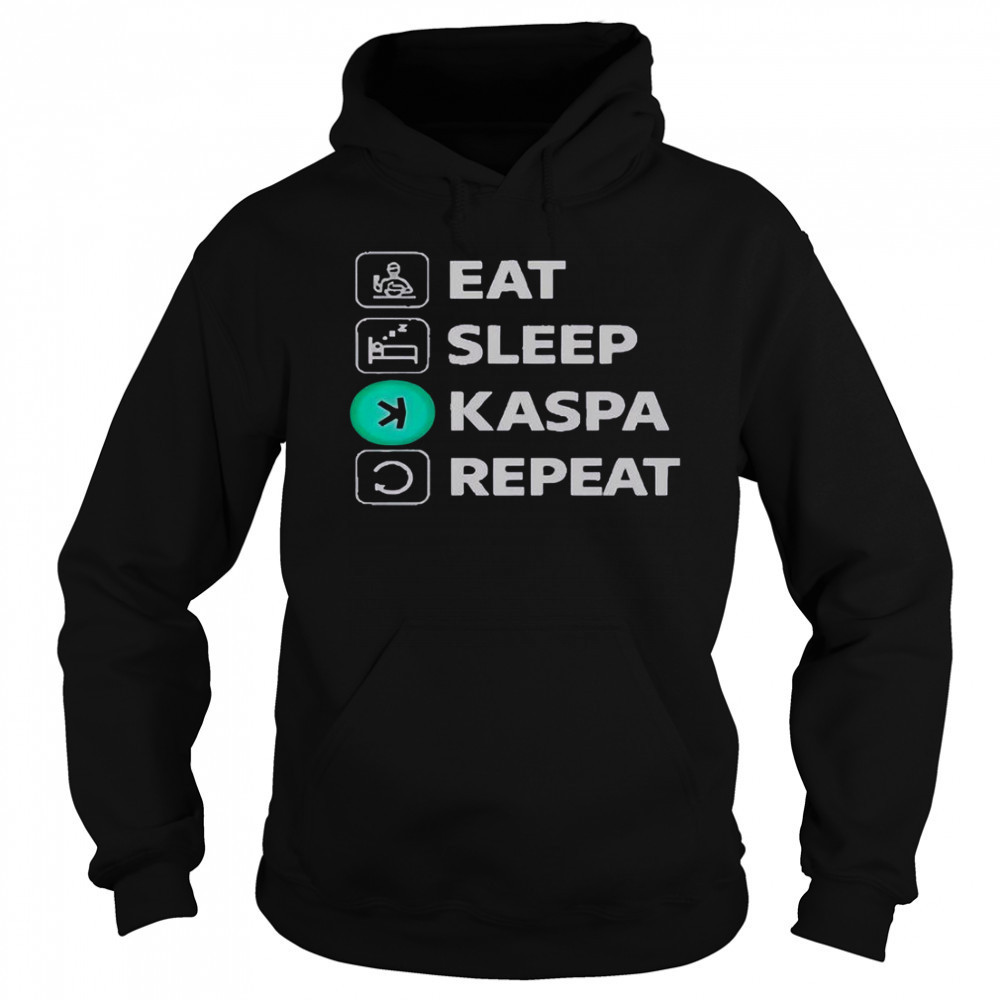 Eat Sleep Kaspa Repeat T-Shirt Sweatshirt