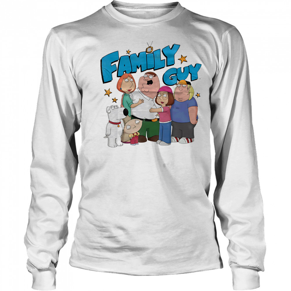 Family Guy cartoon graphic shirt Long Sleeved
