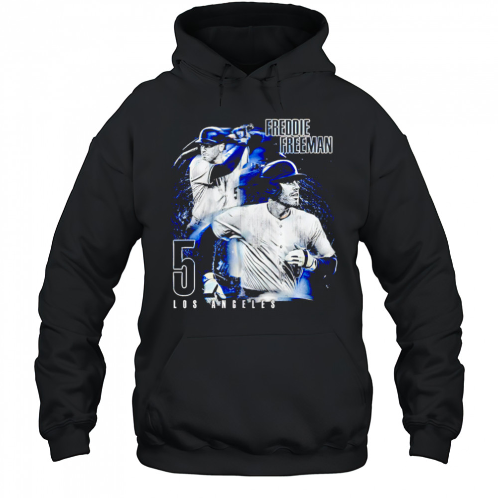 Freddie Freeman Los Angeles D Grunge shirt Hoodie