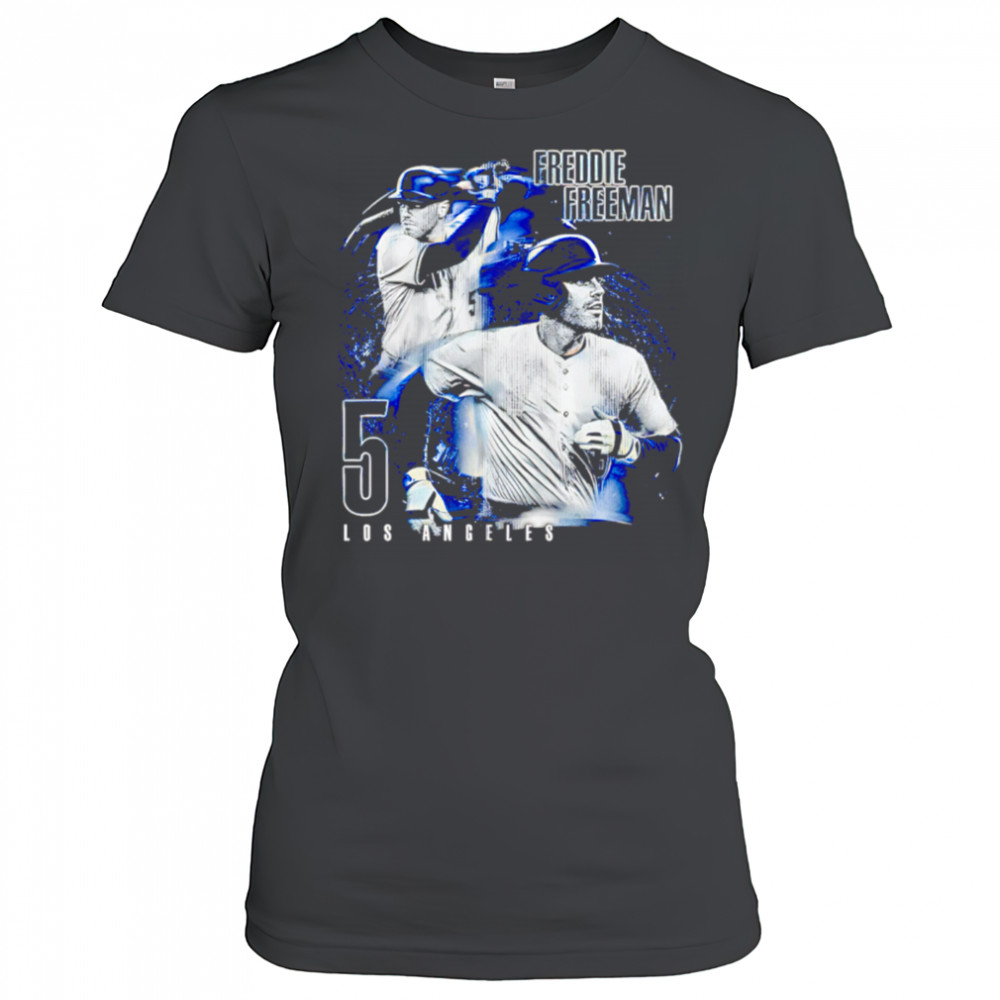Freddie Freeman Los Angeles D Grunge shirt Women's T-shirt