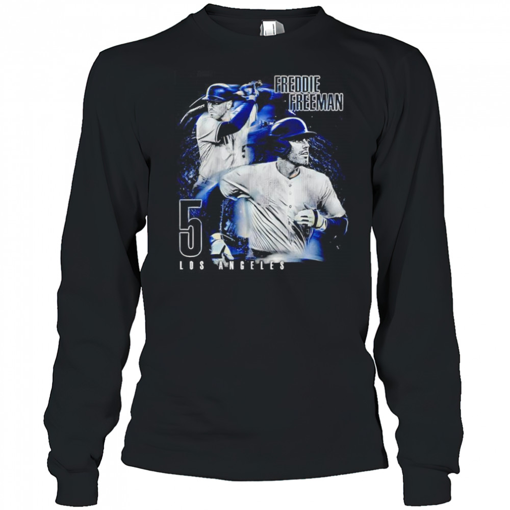 Freddie Freeman Los Angeles Dodgers grunge shirt Long Sleeved