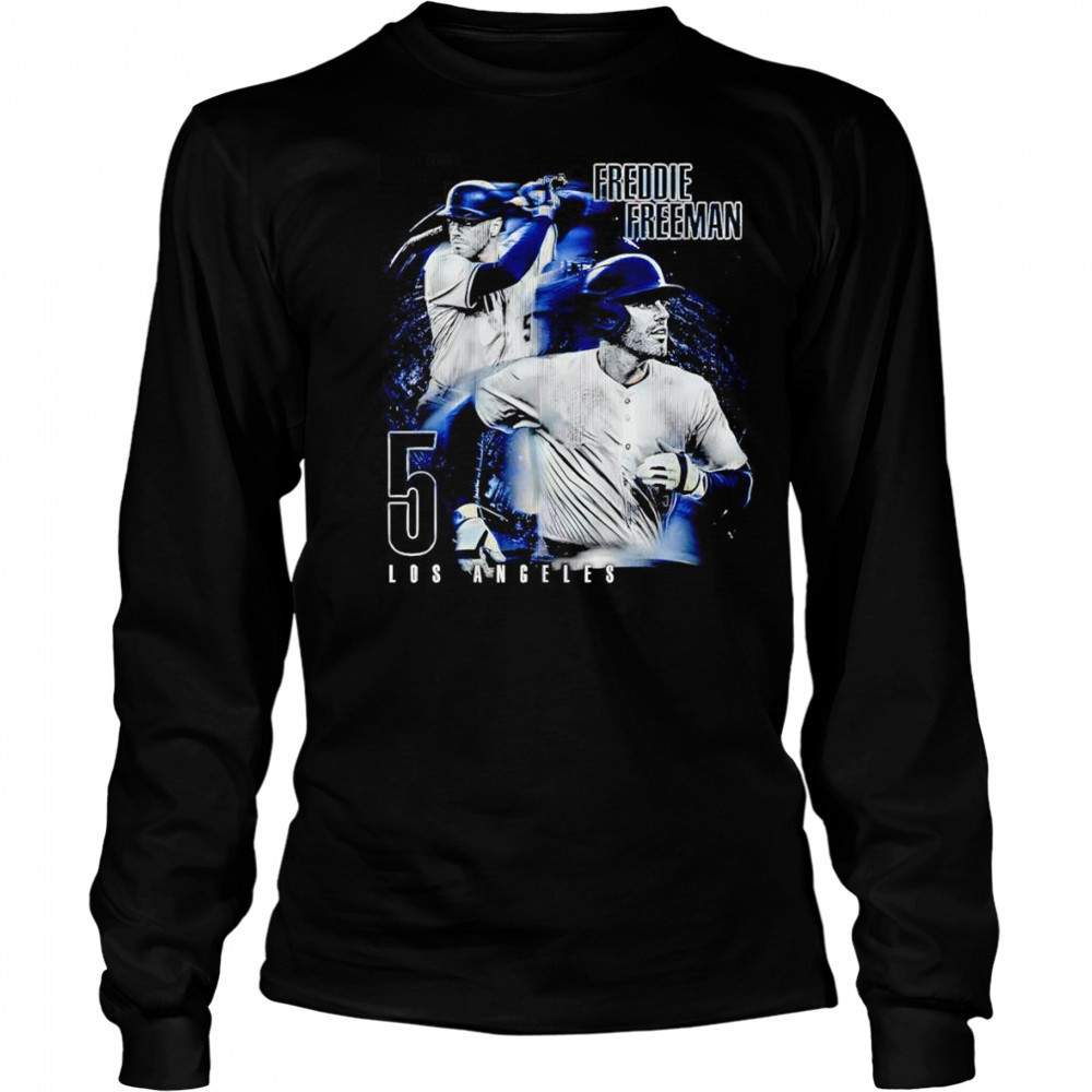 Freddie Freeman Los Angeles Dodgers grunge shirt Long Sleeved
