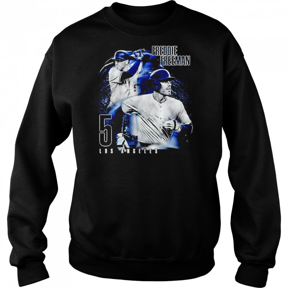 Freddie Freeman Los Angeles Dodgers grunge shirt Hoodie