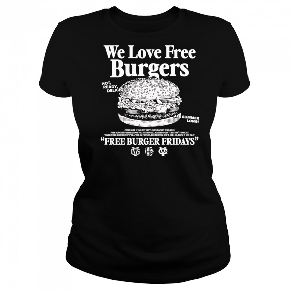 Free Burger Friday Premium shirt Women's T-shirt
