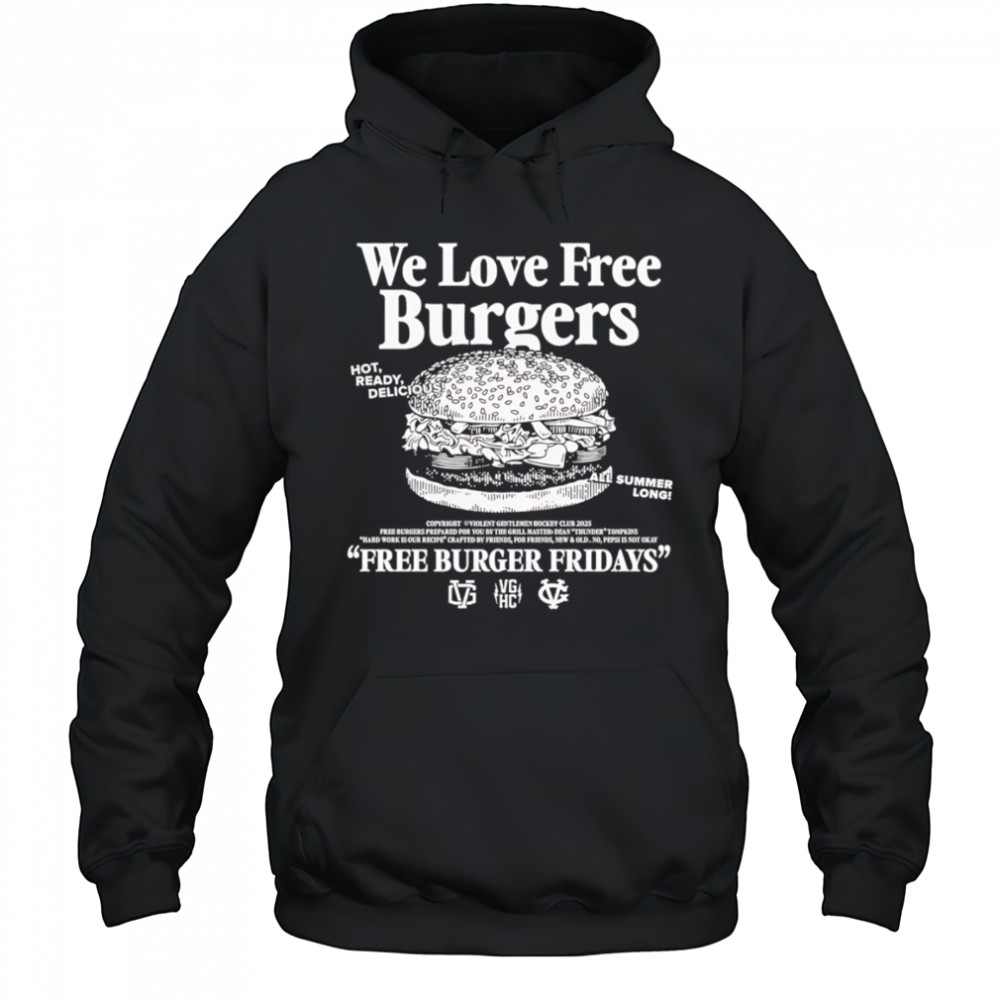 Free Burger Friday Premium shirt Hoodie