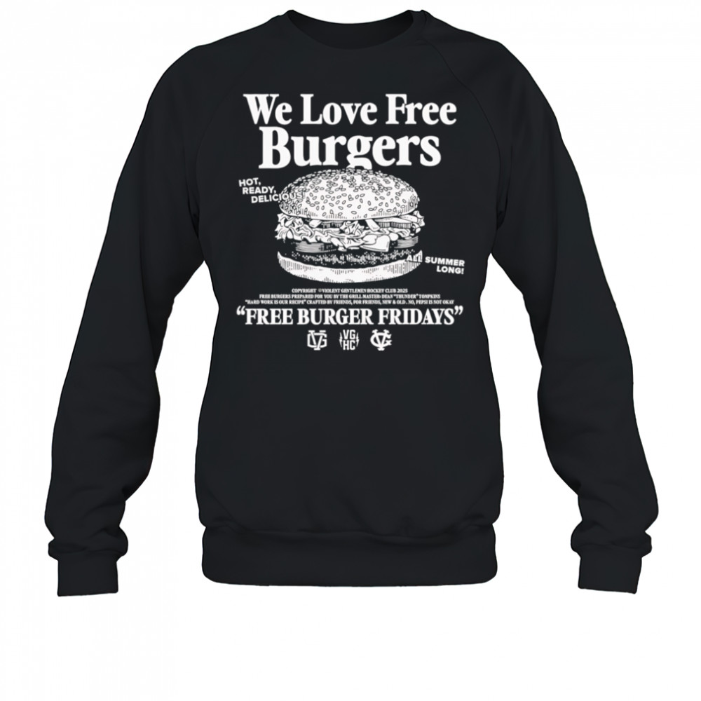 Free Burger Friday Premium shirt Sweatshirt