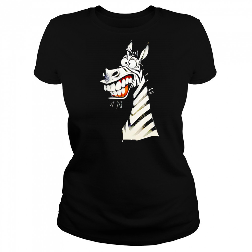 Funny Zebra Graphic cartoon shirt Women's T-shirt