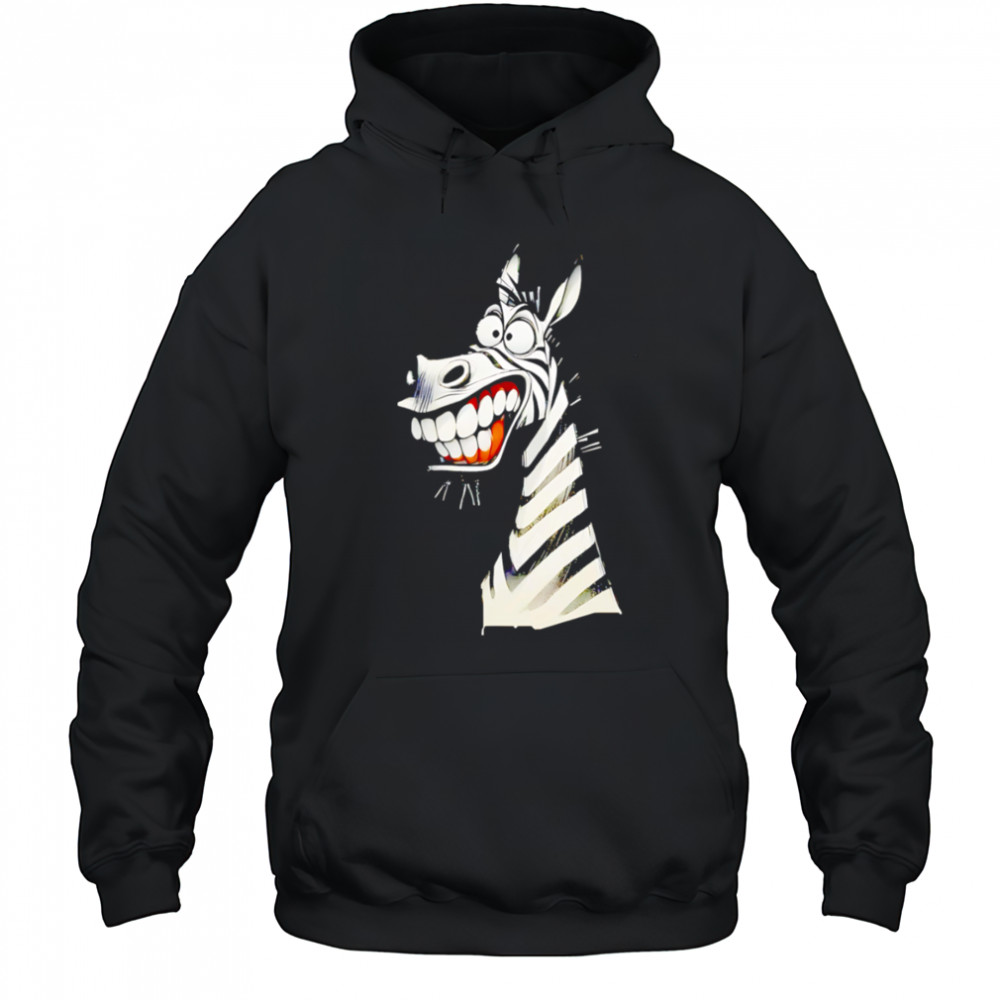 Funny Zebra Graphic cartoon shirt Hoodie