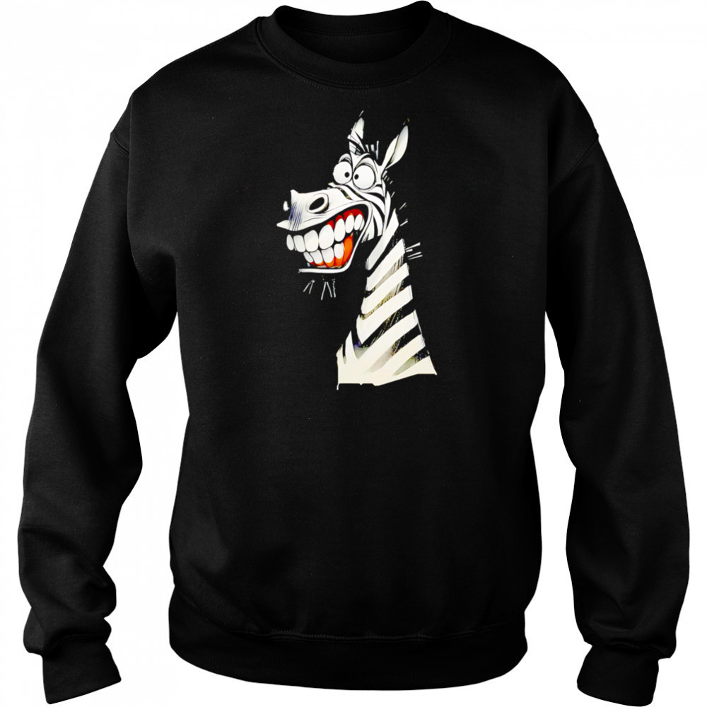 Funny Zebra Graphic cartoon shirt Hoodie