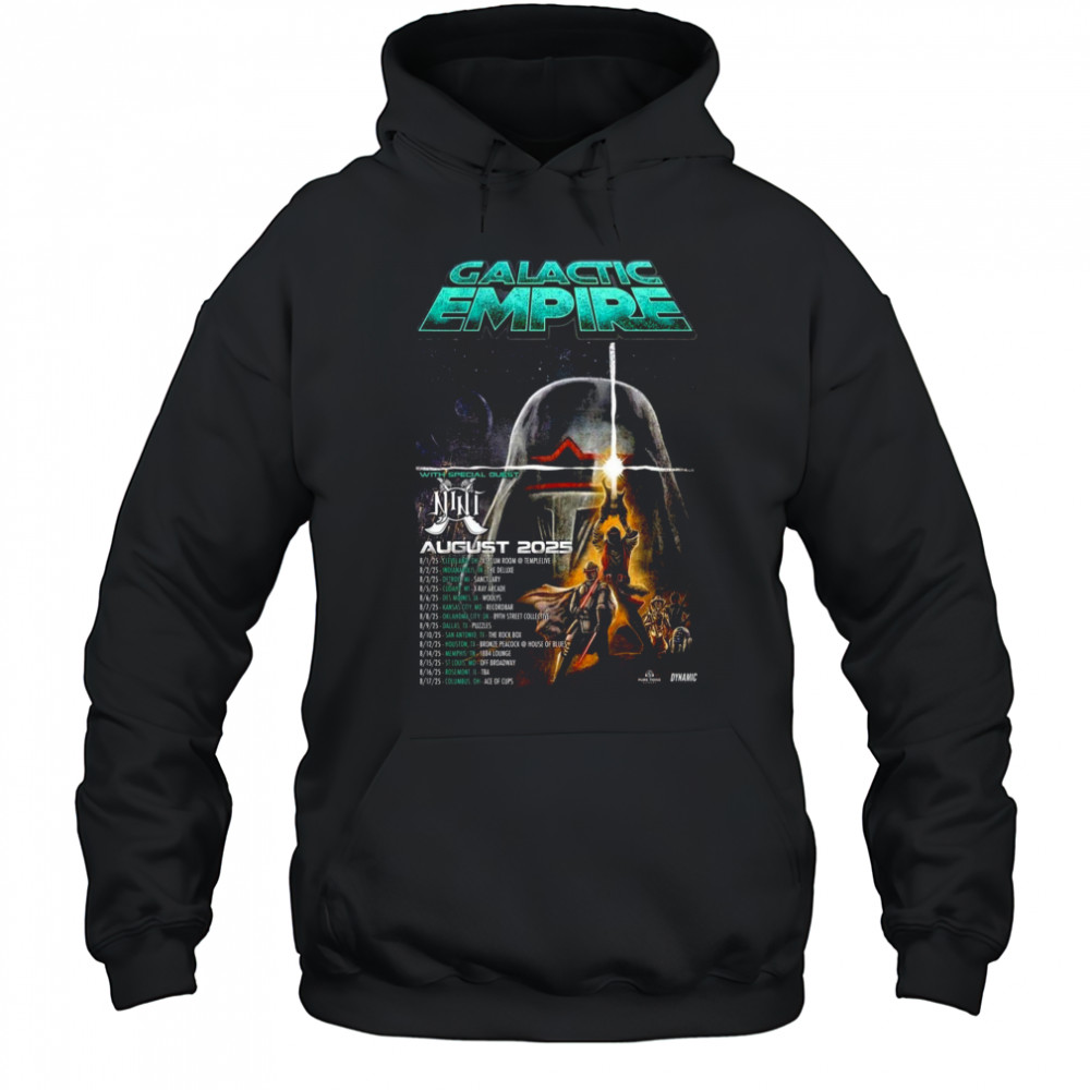 Galactic Empire August 2025 Tour Poster T-Shirt Hoodie