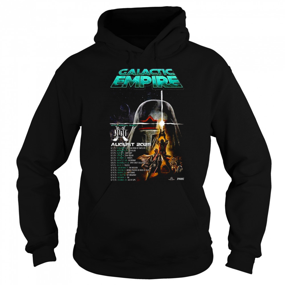 Galactic Empire August 2025 Tour Poster T-Shirt Sweatshirt