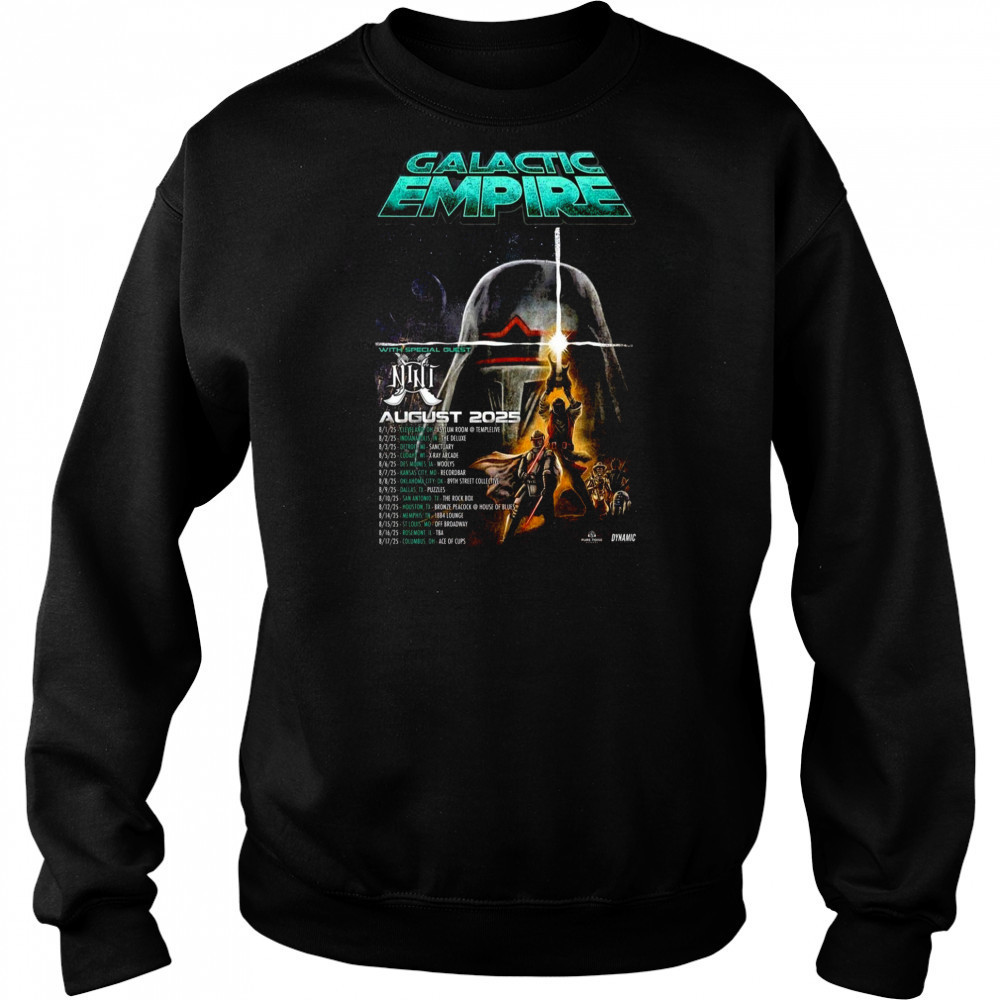 Galactic Empire August 2025 Tour Poster T-Shirt Hoodie