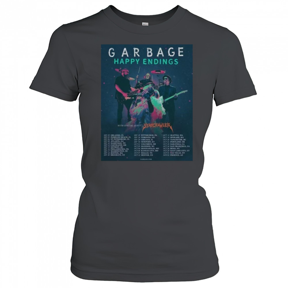 Garbage Happy Endings America Tour Merch 2025 T-Shirt Women's T-shirt