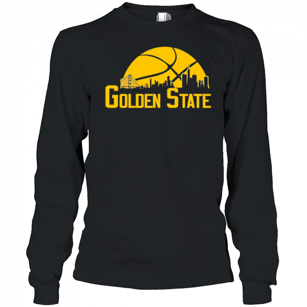 Golden State Warriors Cityscape Skyline style 2025 shirt Long Sleeved