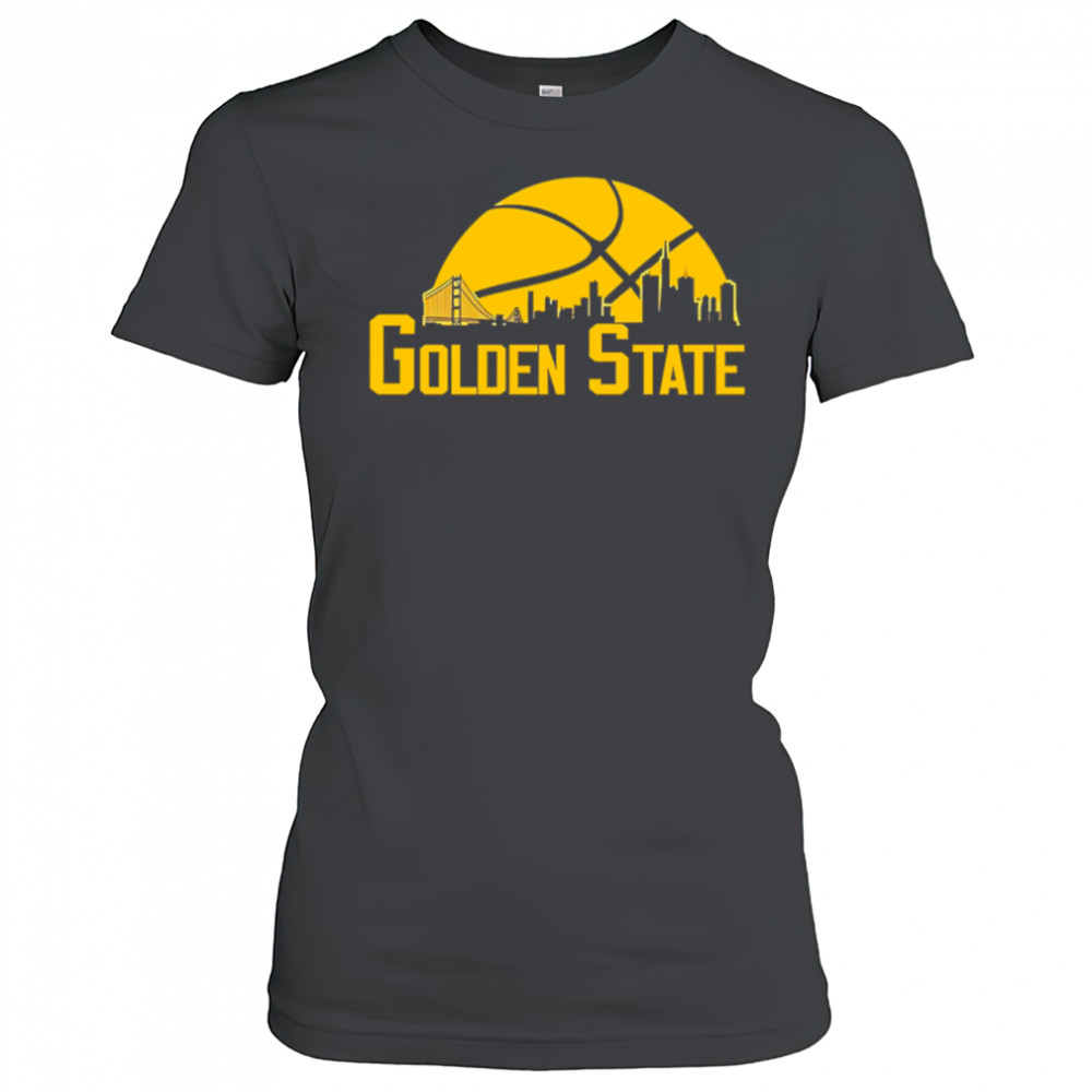 Golden State Warriors Cityscape Skyline style 2025 shirt Women's T-shirt