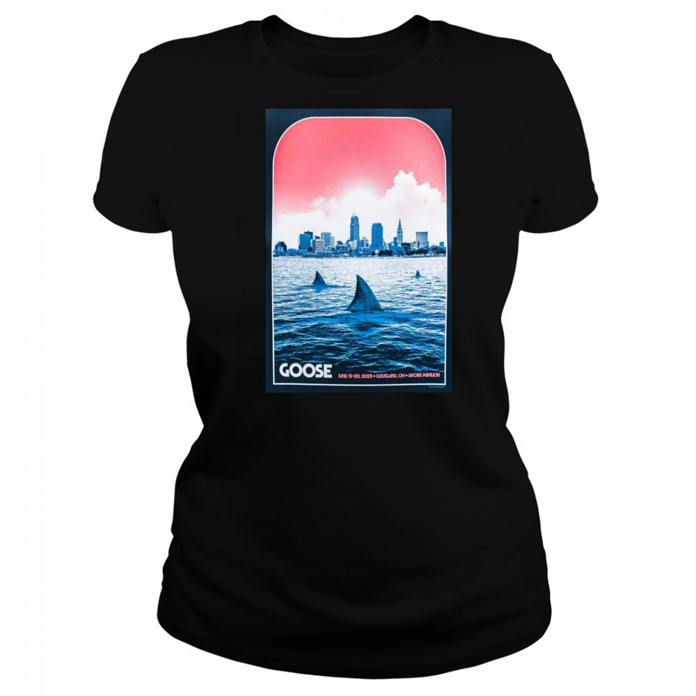 Goose Band Jacobs Pavilion June 19-20 2025 Tour Poster T-Shirt Women's T-shirt