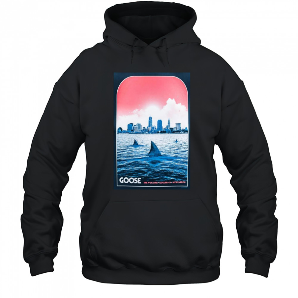 Goose Band Jacobs Pavilion June 19-20 2025 Tour Poster T-Shirt Hoodie